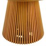 Mesa Redonda de Jantar Harmony Pés em Madeira Maciça Tampo Cinamomo Cor Mel (apenas a Mesa) 140cm - 4