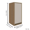 Ver imagem 3 de Balcão Aéreo de Cozinha Modulado 01 Porta 30cm Vitória