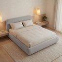 Ver imagem 1 de Cama com Cabeceira Estofada Queen Orla CabeCasa MadeiraOriginals