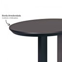 Ver imagem 3 de Mesa Auxiliar 60x40cm Tb604 Dalla Costa-preto