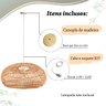 Pendente em Fibra Natural Boho Rustico Varanda Mesa Nat75 - 5