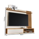 Ver imagem 4 de Painel para TV até 72 Polegadas Munique 1 Porta Ripado Off White/Nature - Giga Móveis