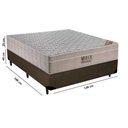 Ver imagem 3 de Cama Box Casal Sintético + Colchão Casal Ortobom Airtech Molas SpringPocket (65x138x188) Marrom