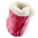 Ver imagem 4 de Pantufa Infantil Bebe Rosa Peluciada com Velcro