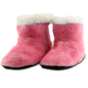 Ver imagem 1 de Pantufa Infantil Bebe Rosa Peluciada com Velcro