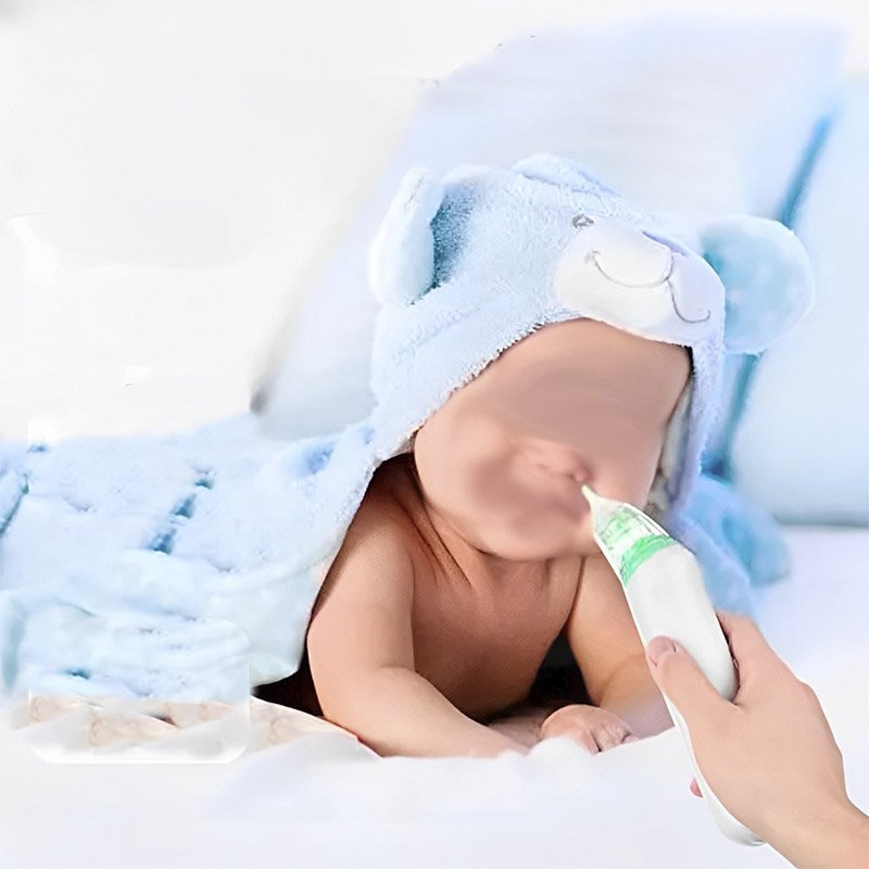 Aspirador Sugador Limpador Nasal Elétrico Recarregável Infantil Nariz Cheio Entupido Coriza - 6