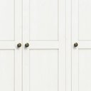Ver imagem 7 de Guarda Roupa Solteiro 3 Portas 2 Gavetas Madeira Maciça Mazzaro F06 Branco Freijó - Lyam Decor