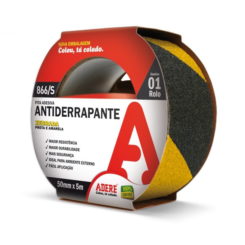 Fita Antiderrapante 866 Zebrada - ADERE