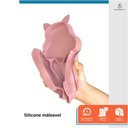 Ver imagem 3 de Kit 10 Pçs Alimentação para Bebê Silicone Infantil Ventosa Rosa