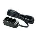 Ver imagem 2 de Extensão Elétrica 10M 3 Tomadas Adaptador Universal Filtro de Linha Bivolt Cabo Bipolar Simultâ
