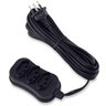 Extensão Elétrica 10M 3 Tomadas Adaptador Universal Filtro de Linha Bivolt Cabo Bipolar Simultâ - 6