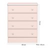 Quarto de Bebê Doce Sonho Completo Qmovi Rosa Acetinado - 3