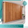 Guarda Roupas Casal 100% Mdf 6 Portas 5 Gavetas Moscou Ripado - Mais Móveis Cinamomo - 6