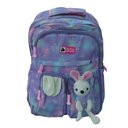 Ver imagem 1 de Mochila Escolar Juvenil Coelho 2447477 Roxo - Quanhe