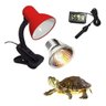 Luminária Presilha Bocal Cerâmica Lâmpada Uva Uvb Termômetro Tartaruga Kit - 3