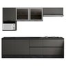 Cozinha Modulada 7 Pecas 258 Cm Etti Grafite Pln - 1