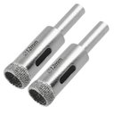 Ver imagem 5 de Serra Copo Diamantada Refrigerada 12mm Porcelanato Vidro Mármore | 02 Un