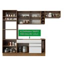 Ver imagem 5 de Armário de Cozinha Completa 290cm Rustic/Branco/Crema Safira Madesa 13