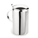 Ver imagem 1 de Jarra de Suco Inox 2,3 Litros com Tampa Água Saborizada Refresco Verão com Bico Casa Cozinha