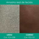 Ver imagem 4 de Cabeceira Casal 140 cm Greta com Frame Linho Tca 208 Corino Tcs 721 Peer