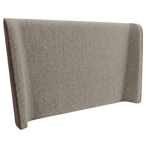 Cabeceira Casal 140 cm Greta com Frame Linho Tca 208 Corino Tcs 721 Peer