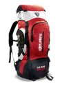Ver imagem 1 de Mochila Camping Caminhada Trilha 55 Lts Reforçada Vermelha - Clio