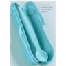 Colher Infantil com Estojo Azul Tupperware - 4
