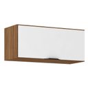 Ver imagem 3 de Armário Aéreo Firenze 1 Porta 70cm Amêndola/branco - Demóbile