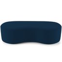 Ver imagem 3 de Puff Decorativo Orgânico para Living Quarto 140cm Orbit W01 Suede Azul Marinho - Lyam Decor