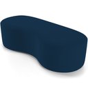 Ver imagem 1 de Puff Decorativo Orgânico para Living Quarto 140cm Orbit W01 Suede Azul Marinho - Lyam Decor