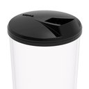 Ver imagem 2 de Farinheira Porta Farofa Temperos com Tampa 400ml Crippa Transparente
