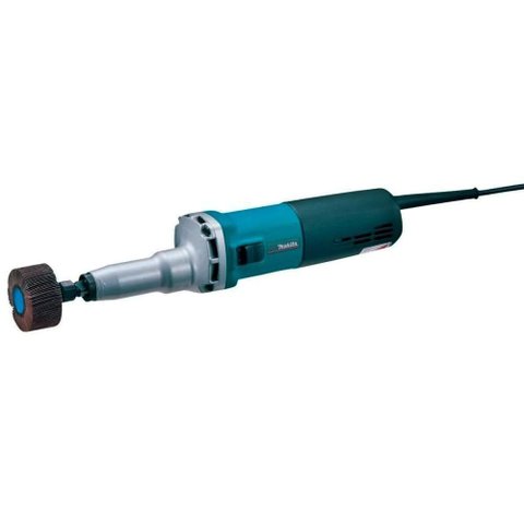 Retificadeira 8mm 5/16'' 750w 7000 Rpm Pinça 6mm Industrial Metal com Chave Gd0810c 220v Makita