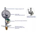 Ver imagem 2 de Regulador de Gas 1kg/h C/manometro 0728/06b (novo)