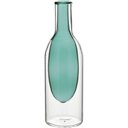 Ver imagem 1 de Vaso Decorativo Enfeite Casa Garrafa Vidro 15x5x5cm Verde