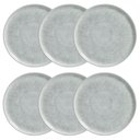 Ver imagem 1 de Conjunto Pratos Sobremesa 6 Peças 21cm Bio Pietra Cerâmica Stoneware Porto Brasil Mesa Posta