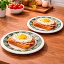 Ver imagem 2 de Pratos Sobremesa Lanche Oxford Donna Bosque Jogo 4pçs 18cm