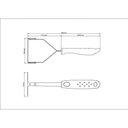 Ver imagem 4 de Amassador de Batatas e Feijão Utilitá em Aço Inox com Cabo de Polipropileno Vermelho