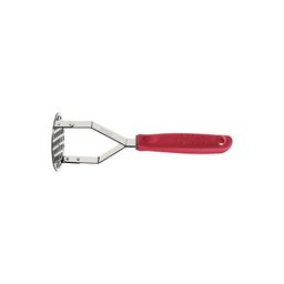 Amassador de Batatas e Feijão Utilitá em Aço Inox com Cabo de Polipropileno Vermelho - 1