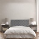 Ver imagem 1 de Painel Capitonê King 195cm Jade Suede Slk Decor Cabeceira Jade Cinza