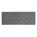 Ver imagem 4 de Painel Capitonê King 195cm Jade Suede Slk Decor Cabeceira Jade Cinza