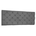 Ver imagem 5 de Painel Capitonê King 195cm Jade Suede Slk Decor Cabeceira Jade Cinza