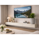 Ver imagem 3 de Rack Suspenso Nicho 3 Portas Linea Off White para Painel ou Tv até 75 Polegadas 2.0