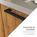 Ver imagem 6 de Armário Aéreo de Cozinha 2 Portas de vidro Menu Canelone Kitchen Preto