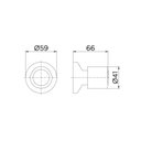 Ver imagem 2 de Acabamento para Registro Docol Base 1/2", 3/4" e 1" Itapema Bella Cromado