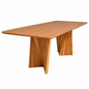 Ver imagem 3 de Mesa de Jantar 6 Lugares Bélgica Madeira Maciça 180cm Tampo Laminado