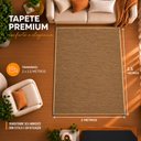 Ver imagem 4 de Tapete Sisal Art 1156 Sala Quarto Escritório Terracota:2,00x2,50