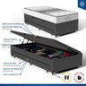 Cama Box Baú com Colchão de Molas Ensacadas Double Face Essence Probel + Auxiliar Solteiro 88cm - 3
