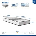 Ver imagem 5 de Cama Box Baú com Colchão de Molas Ensacadas Double Face Essence Probel + Auxiliar Solteiro 88cm