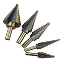 Ver imagem 1 de Jogo Com 5 Broca Escalonada Profissional De Titânium Hss Aço
