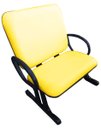 Ver imagem 5 de 02 Cadeiras para Escritório até 250kg Amarelo